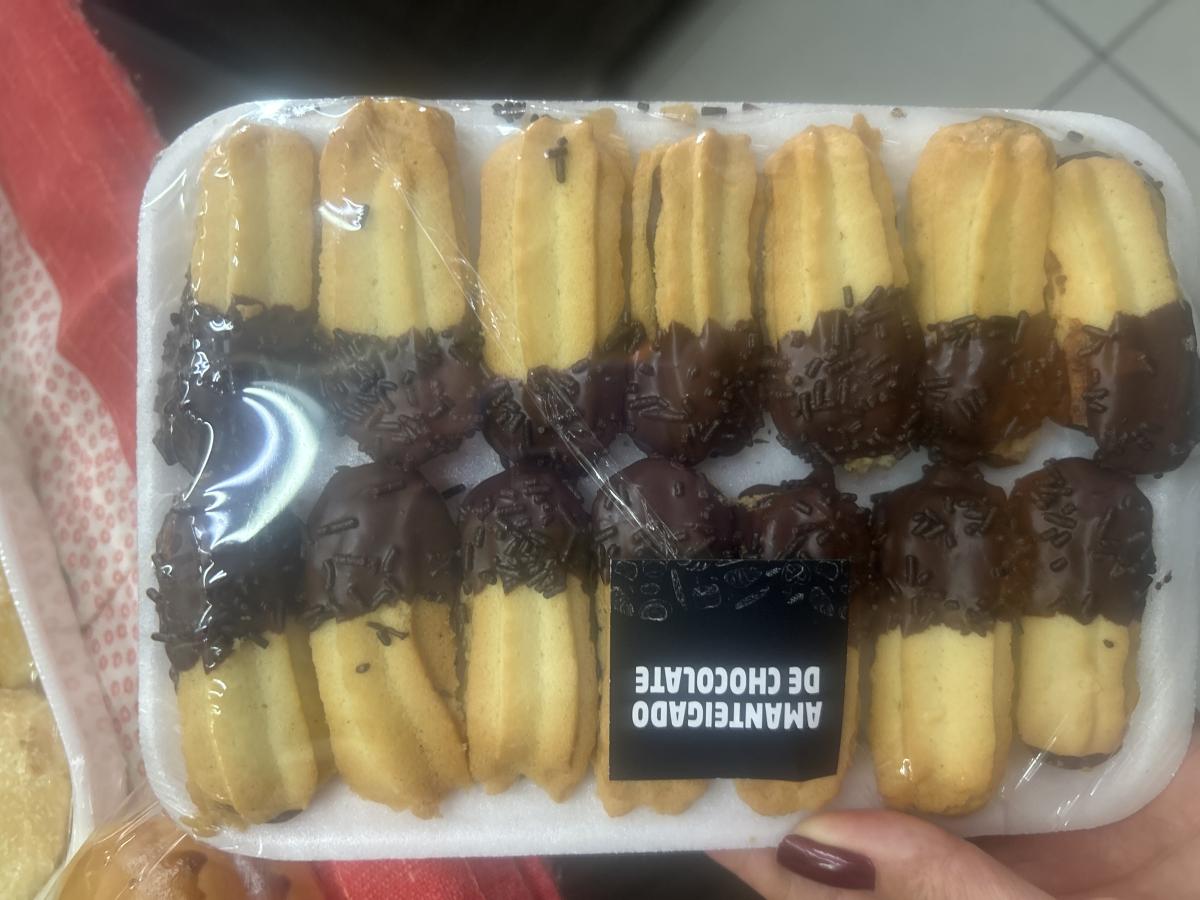 Amanteigado recheado chocolate 