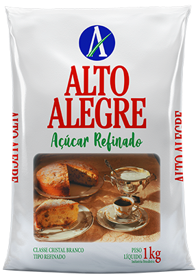 Açúcar refinado alto alegre