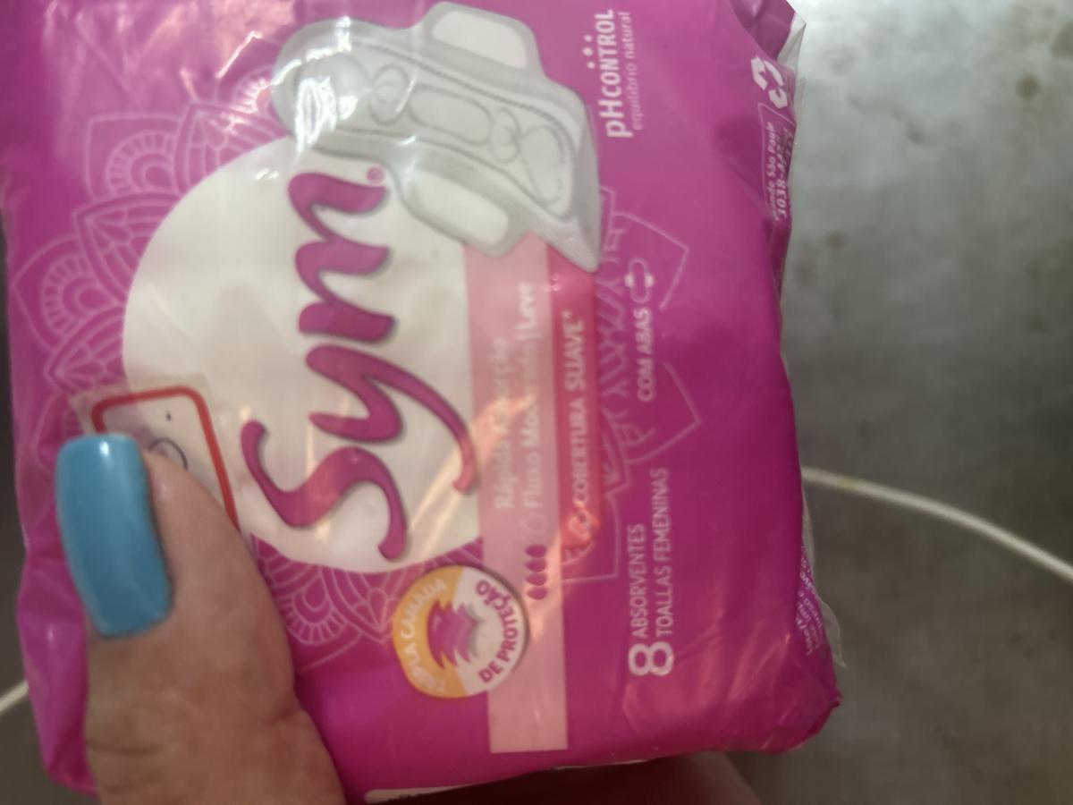 Absorvente sim  suave com abas